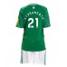 Newcastle United Tino Livramento #21 Bortedraktsett Barn 2025-26 Korte ermer (+ Korte bukser)